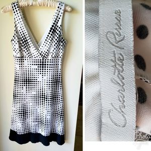 Charlotte Russe Sleeveless Dress Dots